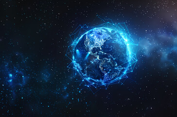 Obraz premium Technology Earth