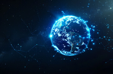Obraz premium Technology Earth