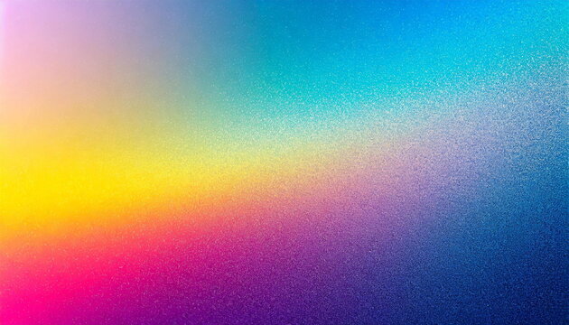 modern and simple cmyk gradient colors background with grain rough texture