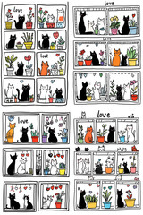 Obraz premium playing cards icons set