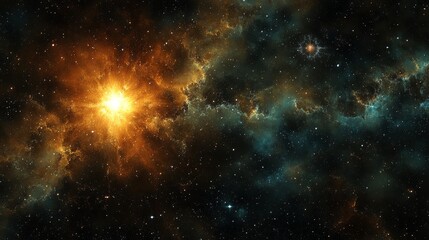 Obraz premium Stellar Explosion Unleashes Cosmic Particles - A supernova, the cataclysmic death of a massive star, ejects high-energy particles into the cosmos.