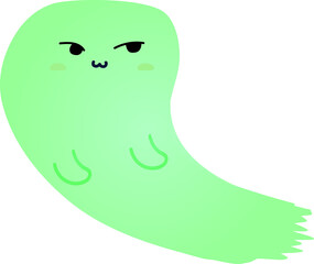 cute ghost cartoon , halloween