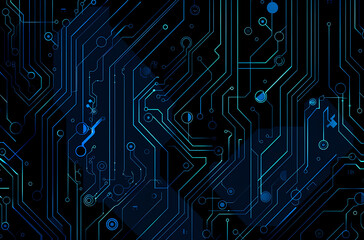 Obraz premium electronic circuit board