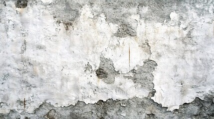 Cracked White Wall Texture for Background Use