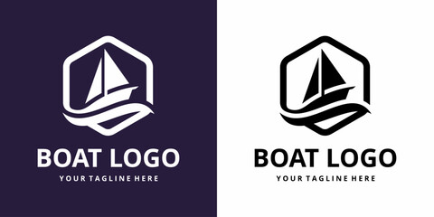 Sailing Ship Graphic Icon Vector Logo © Syibil