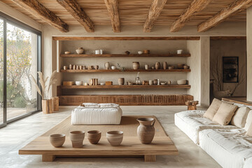 Wabi-sabi inspired architecture in high-end retreat