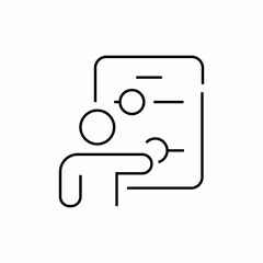 brain process icon sign vector