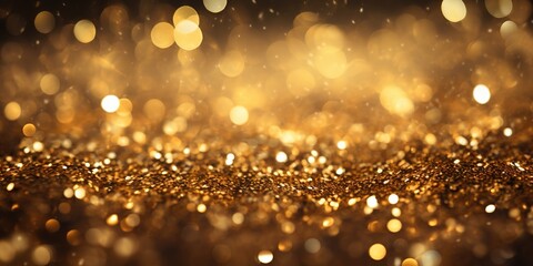 A gold background with a lot of small gold circles