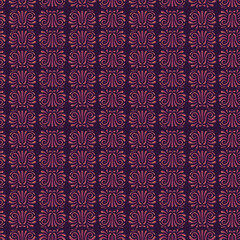 Damask seamless pattern of delicate geometric elements for your design.