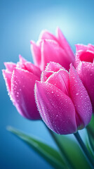 Fototapeta premium pink tulips