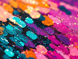 Fototapeta premium sequin background, sparkling texture, glittering sequins