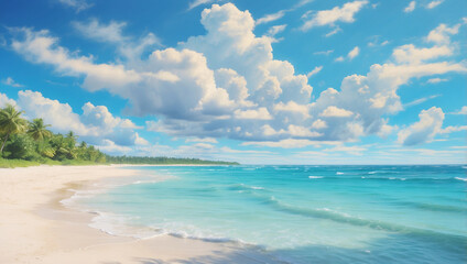 Obraz premium Clear Turquoise Beach