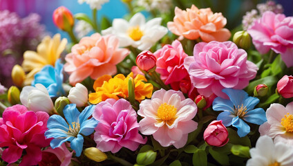 Fototapeta premium Bright Spring Flowers