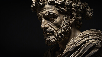 Stoic Philosopher in Chiaroscuro