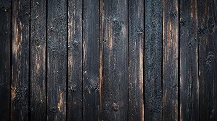 Fototapeta premium Dark Wooden Planks Background for Rustic Themes