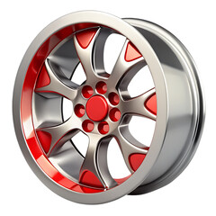 Obraz premium Wheel Rim isolated on white background 