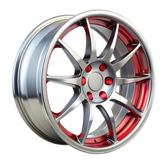 Obraz premium Wheel Rim isolated on white background 