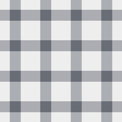 Pure textile pattern background, celebrate fabric vector tartan. Warp seamless texture check plaid in grey and white colors.