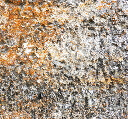 Surface Shows Rough Close View Orange Color Stone Texture