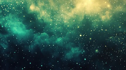 Ethereal Cosmic Background with Stars and Nebulae