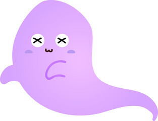 cute ghost cartoon , halloween