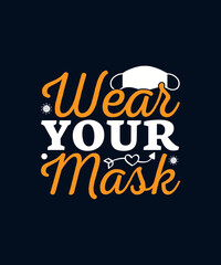 Corona virus t-shirt design