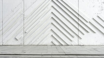 Obraz premium Geometric Urban Wall Design