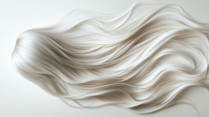 Fototapeta premium White Flowing Hair