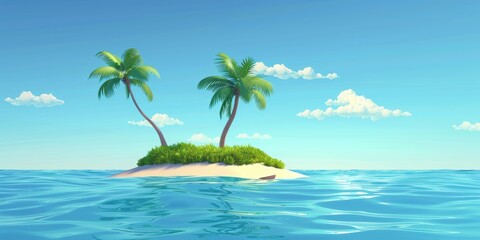 Obraz premium Tropical Paradise Island