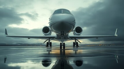 airplane at the airport