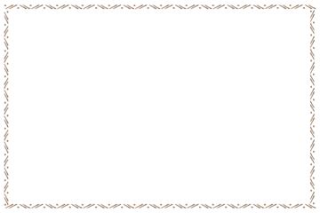 Png border frame in gold on transparent background