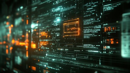 Fototapeta premium Digital Circuit Board Background