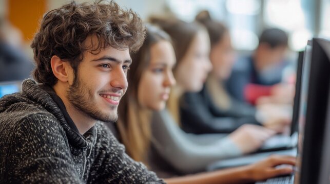 Students in Computer Lab