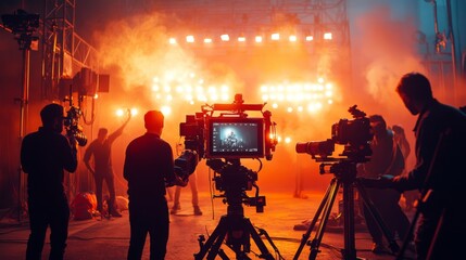 Fototapeta premium Cinematic Film Production Shoot