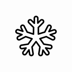 freeze snowflake icon sign vector