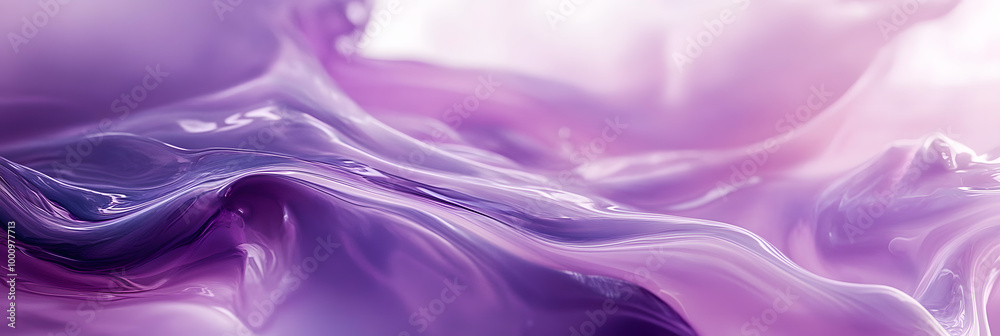 Poster A stunning and mesmerizing abstract blend of beautiful purple hues, perfect for artistic and creative design purposes