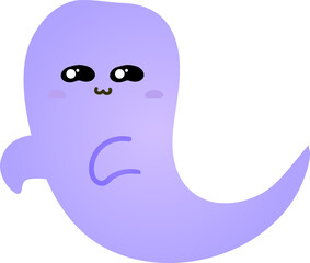 cute ghost cartoon , halloween