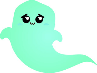 cute ghost cartoon , halloween