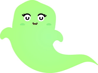 cute ghost cartoon , halloween