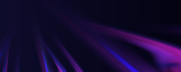 Prism overlay from the sun's rays on the blue wall. Blurred shadows in the room. 