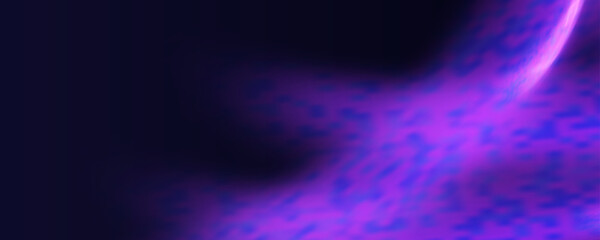 Prism overlay from the sun's rays on the blue wall. Blurred shadows in the room. 