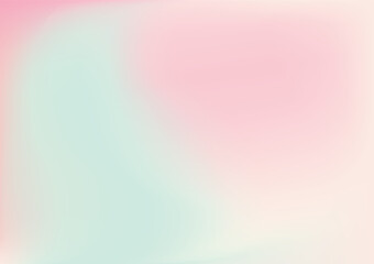 pastel gradient in soft shade of green and pink background for poster wallpaper social media banner