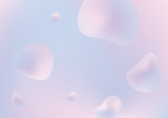 abstract fluid gradient pink and blue background with organic shape wallpaper for socialmedia banner