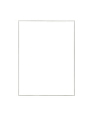 White picture frame  png sticker, transparent background