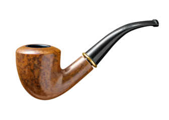 Smoking pipe png, isolated object, transparent background