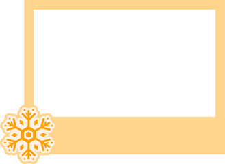 Snowflakes Photo Frame