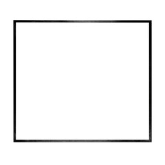 Square frame  png sticker, transparent background