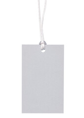 White label png, tag sticker with rope