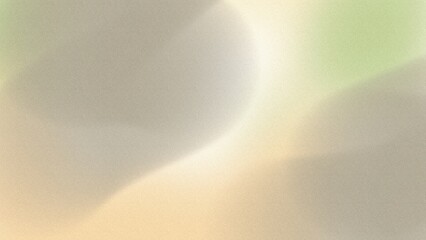 Abstract flat style Vintage soft blur defocused noise grainy freeform gradient background with Ash gray, Olivine, Wheat, Sunset, Khaki, mid century modern colors airbrush copy space text area