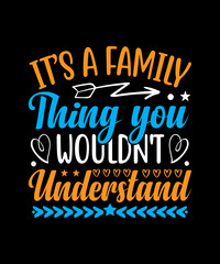 Family t-shirt design